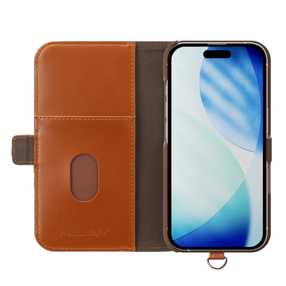 PGA iPhone 17用 フリップカバー ブルー PG-25AFP01BL 80g - Image 4