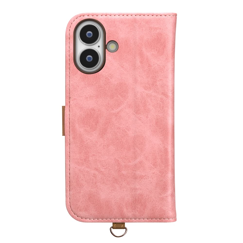 PGA iPhone 17用 フリップカバー ダスティピンク PG-25AFP03PK 80g - Image 5