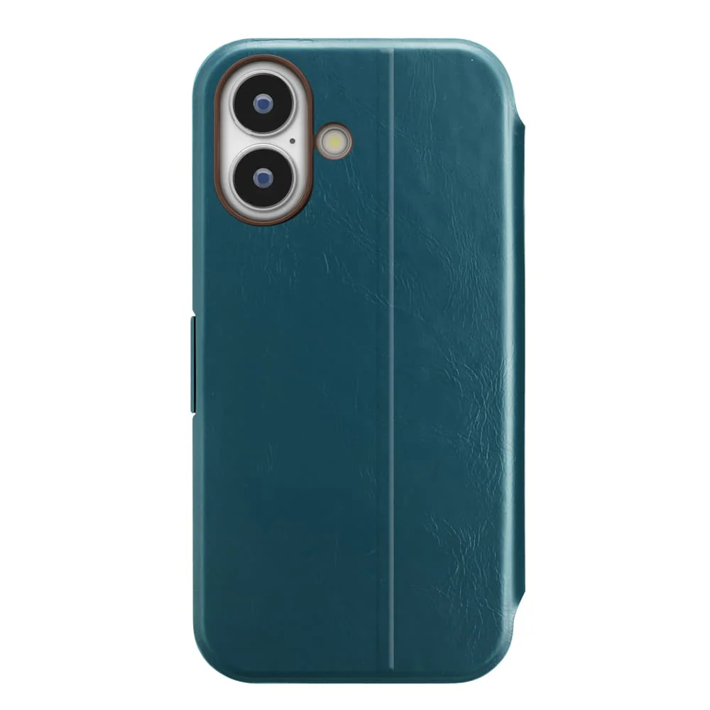 PGA iPhone 17用 スリムフリップカバー ブルー PG-25AFP05BL 65g - Image 5