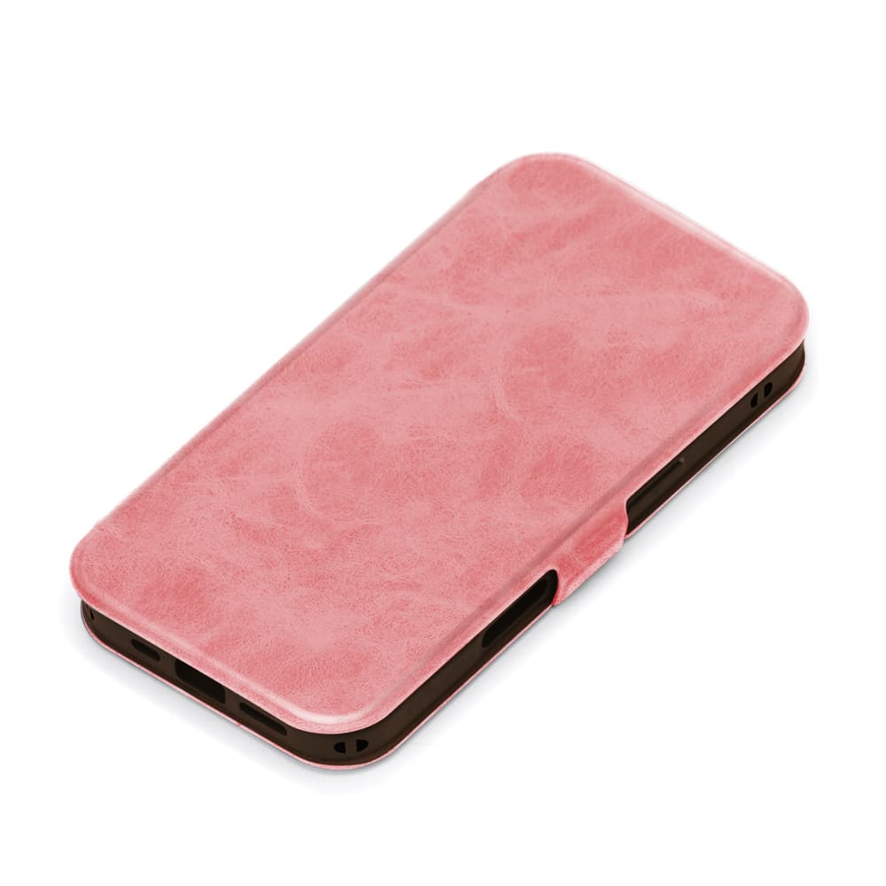 PGA iPhone 17用 スリムフリップカバー ダスティピンク PG-25AFP07PK 65g