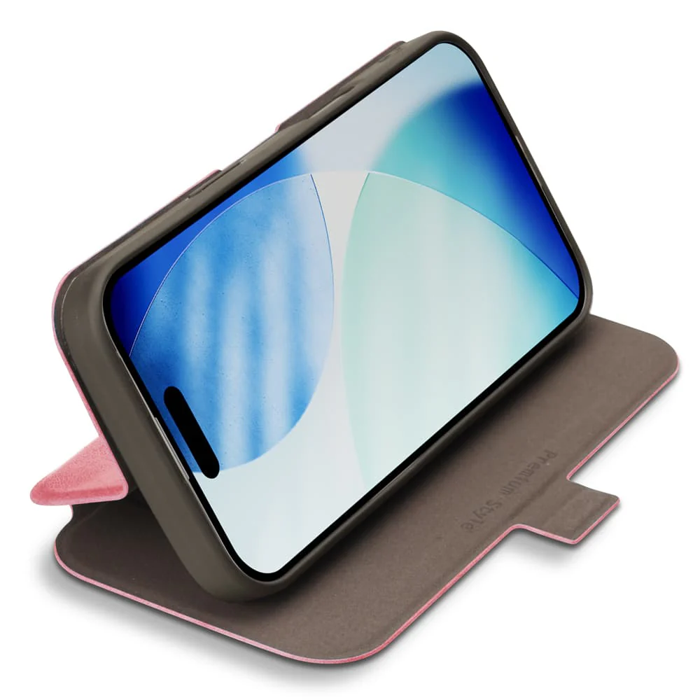 PGA iPhone 17用 スリムフリップカバー ダスティピンク PG-25AFP07PK 65g - Image 6