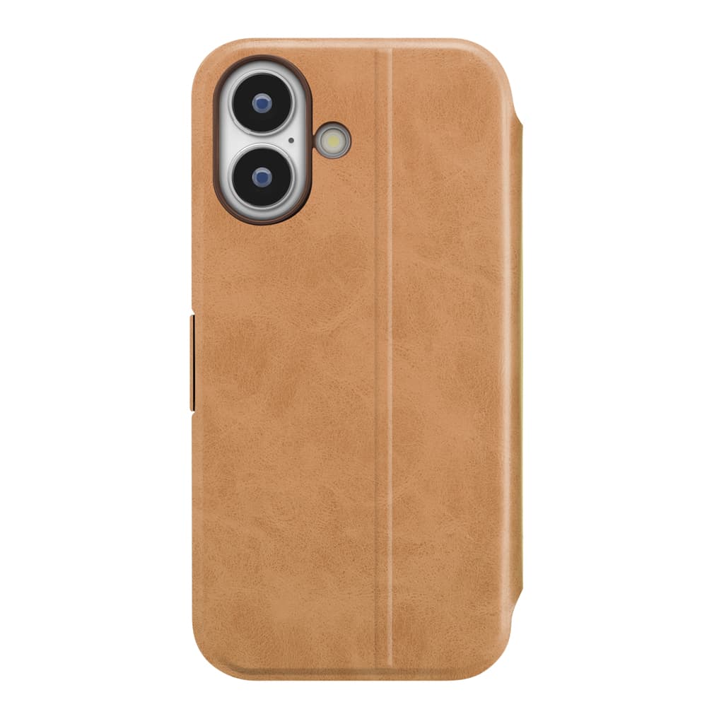 PGA iPhone 17用 スリムフリップカバー キャメル PG-25AFP08BE 65g - Image 5
