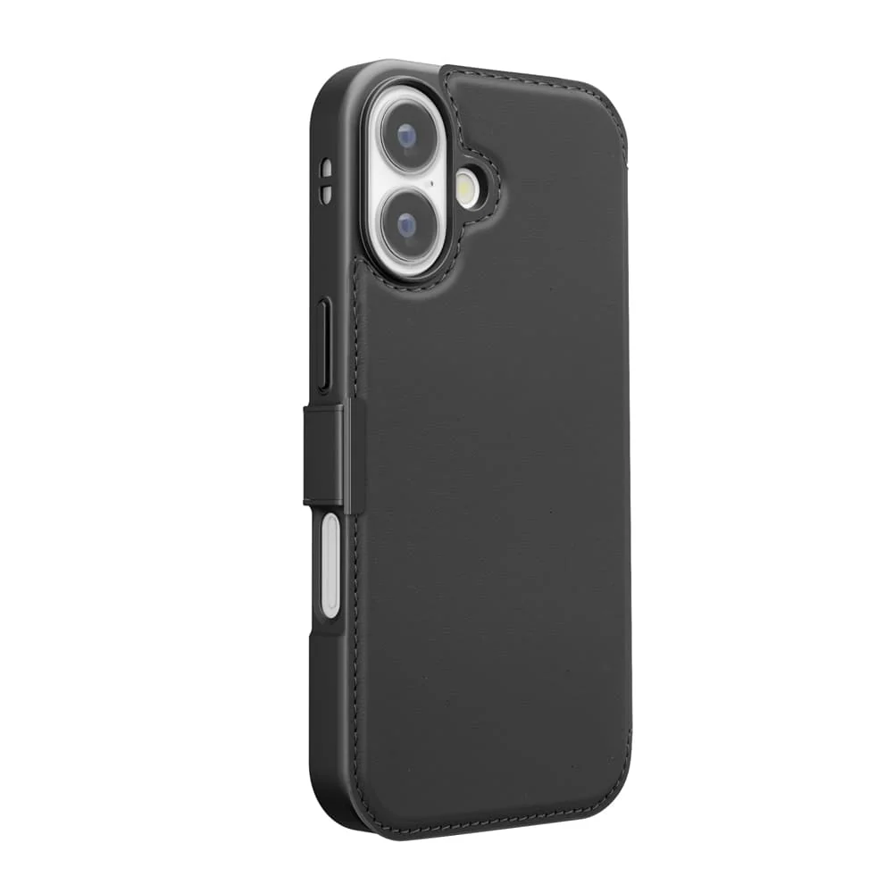 PGA iPhone 17用 バックフリップケース ブラック PG-25ABF01BK 65g - Image 5