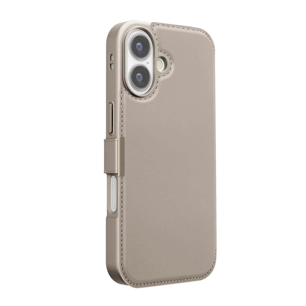 PGA iPhone 17用 バックフリップケース ベージュ PG-25ABF02BE 65g - Image 5