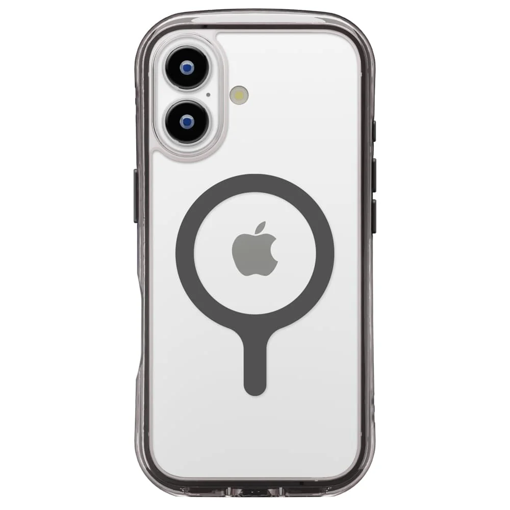 PGA iPhone 17用 MagSafe対応 エアクッションケース グラファイト PG-25AMA01BK 40g - Image 3