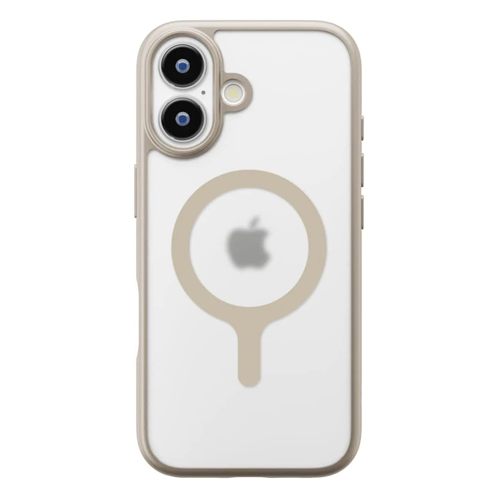 PGA iPhone 17用 MagSafe対応 ハイブリッドケース ベージュ PG-25AMH02BE 35g - Image 3