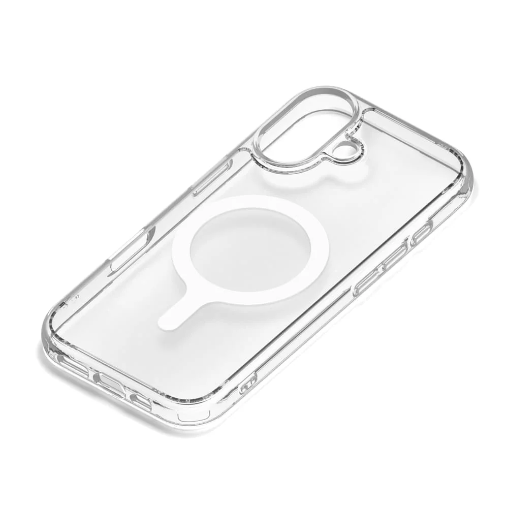 PGA iPhone 17用 MagSafe対応 ハイブリッドケース クリア PG-25AMH03CL 35g