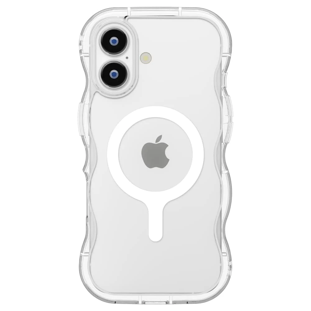 PGA iPhone 17用 MagSafe対応 ウェーブケース クリア PG-25AMW01CL 35g - Image 3