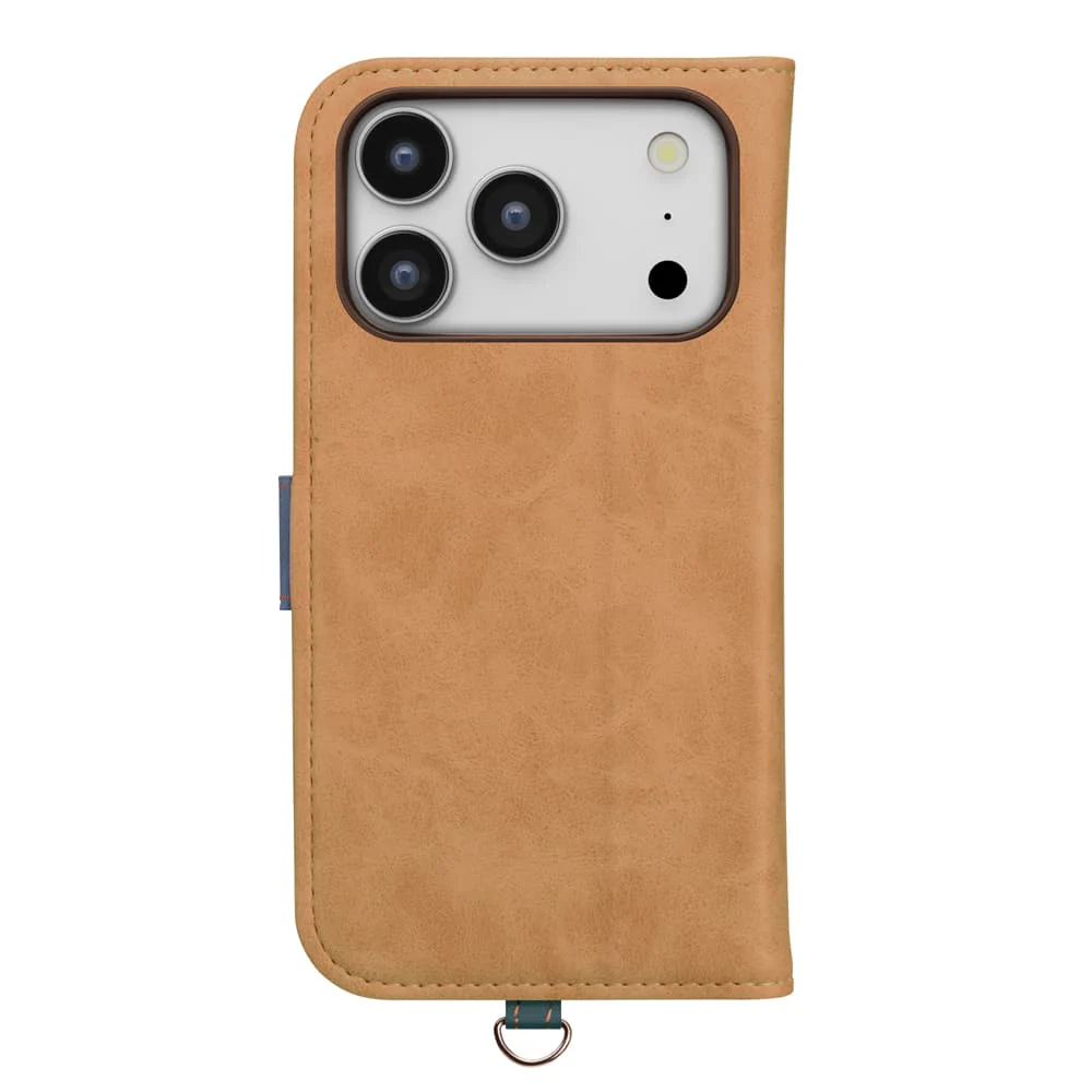 PGA iPhone 17 Pro用 フリップカバー キャメル 80g - Image 5
