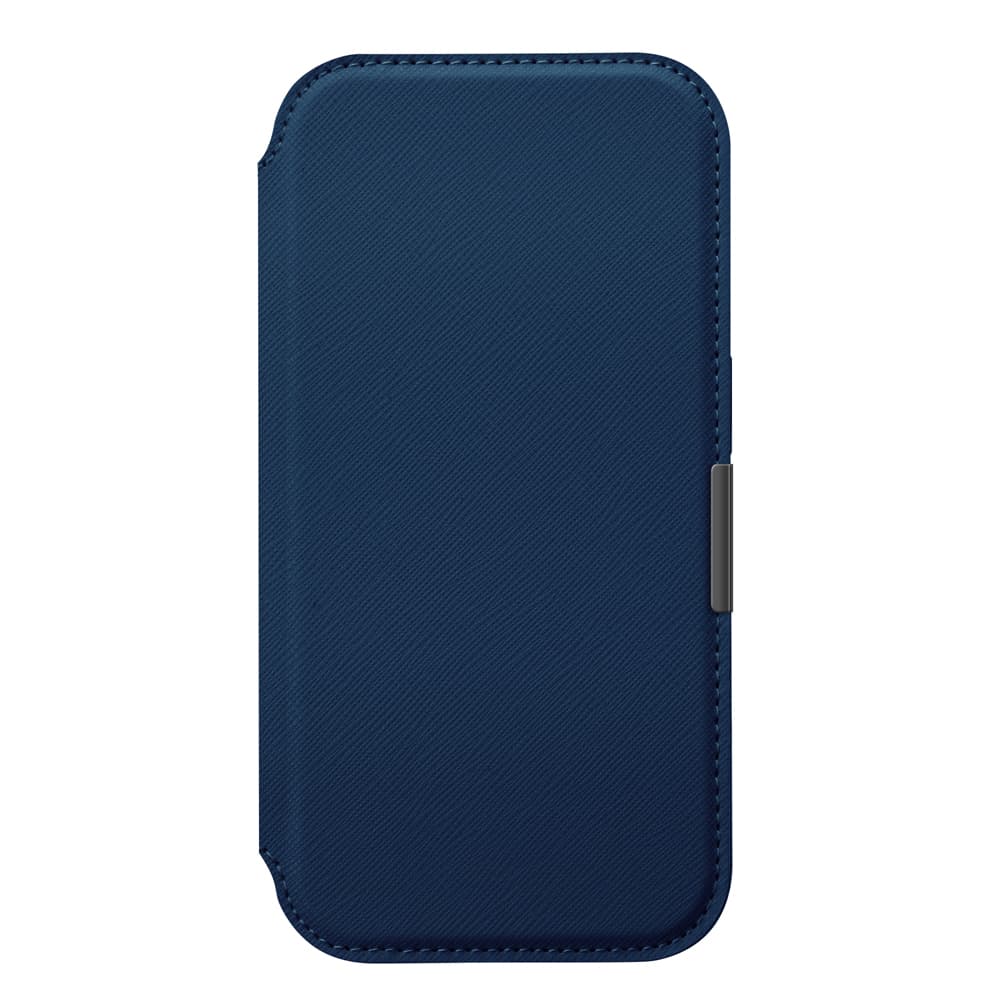 PGA iPhone 17 Pro用 ガラスフリップケース サフィアーノ調/ネイビー 65g - Image 3
