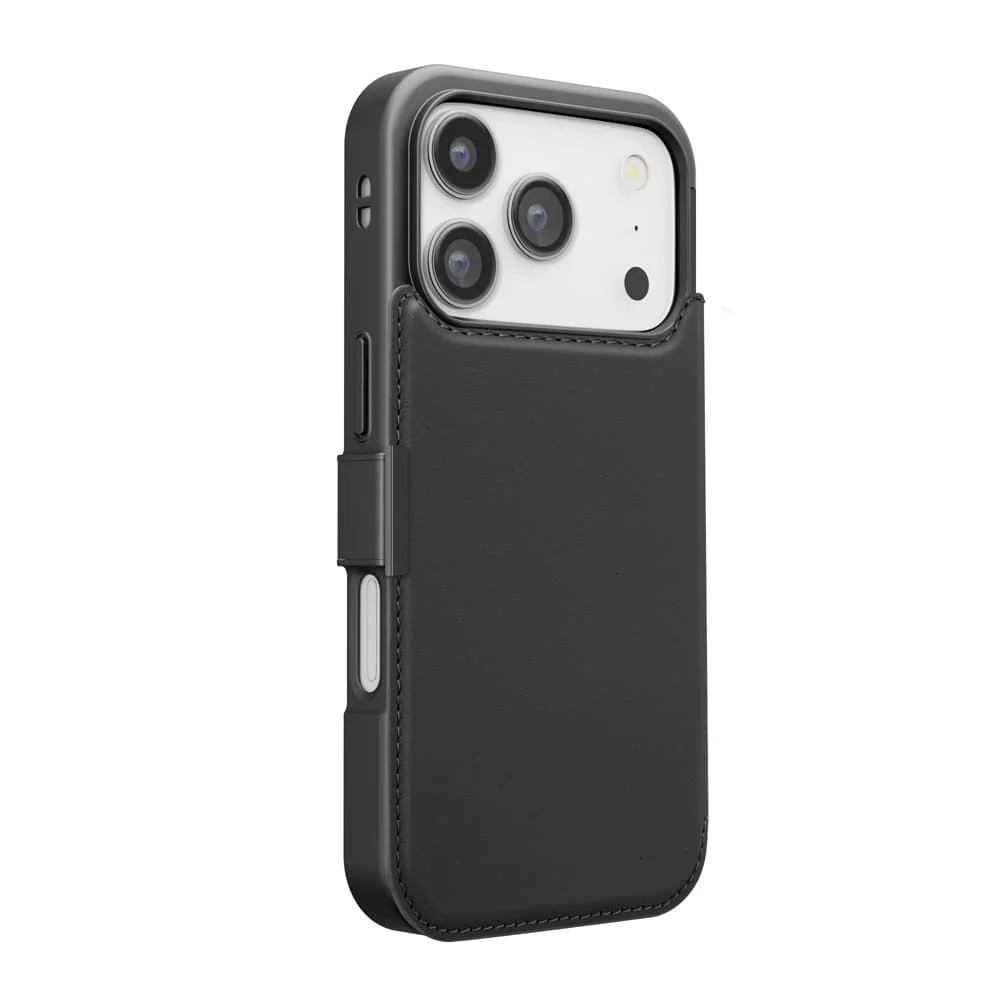 PGA iPhone 17 Pro用 バックフリップケース ブラック 65g - Image 5