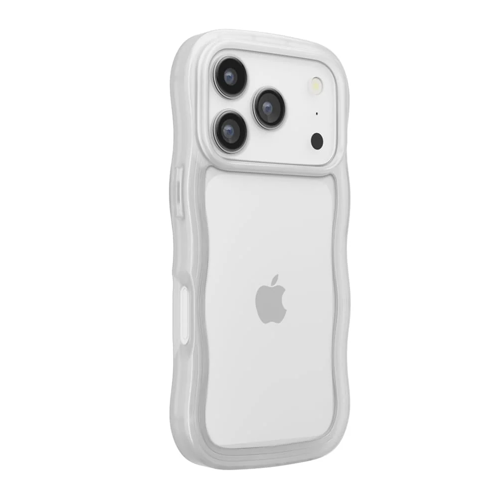 PGA iPhone 17 Pro用 ウェーブケース クリア 35g - Image 4