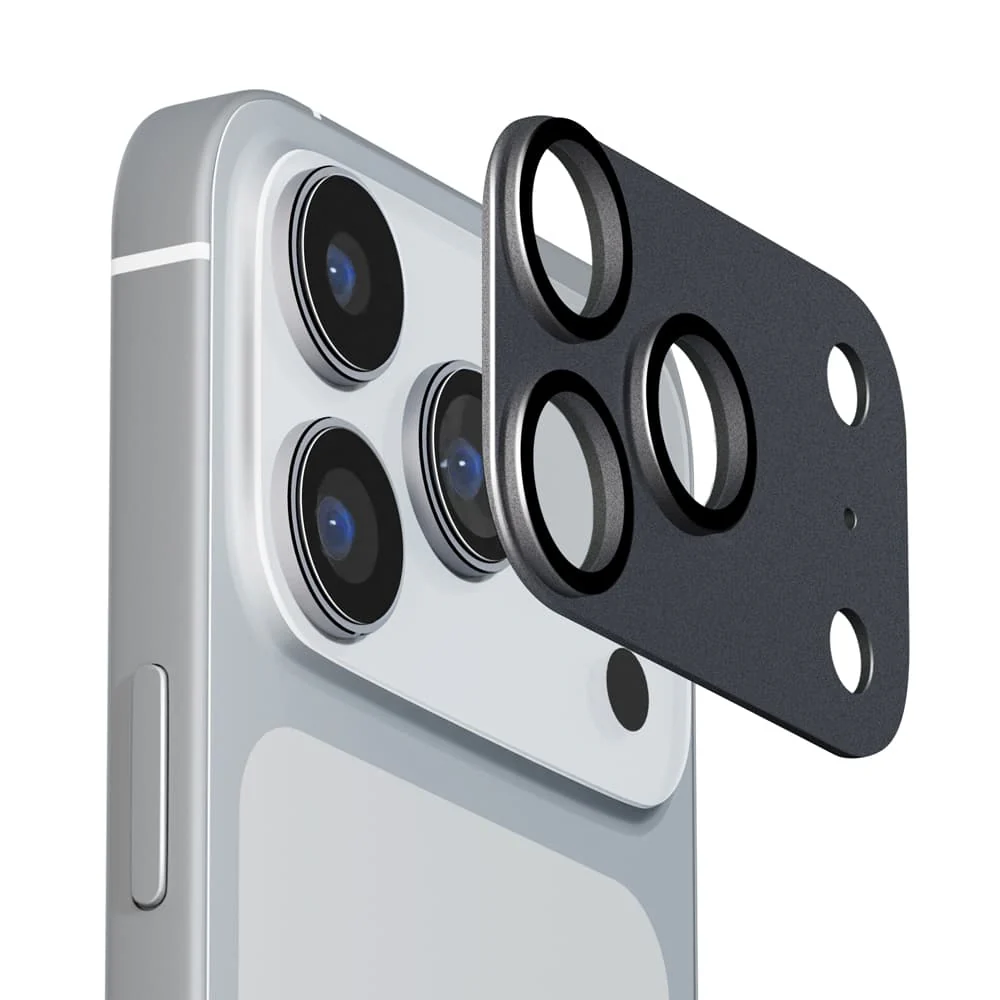 PGA iPhone 17 Pro用 カメラフルプロテクター アルミ/ブラック 6g