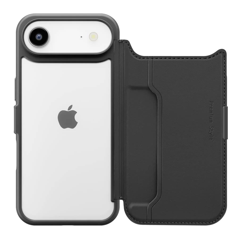 PGA iPhone Air用 バックフリップケース ブラック 80g - Image 4