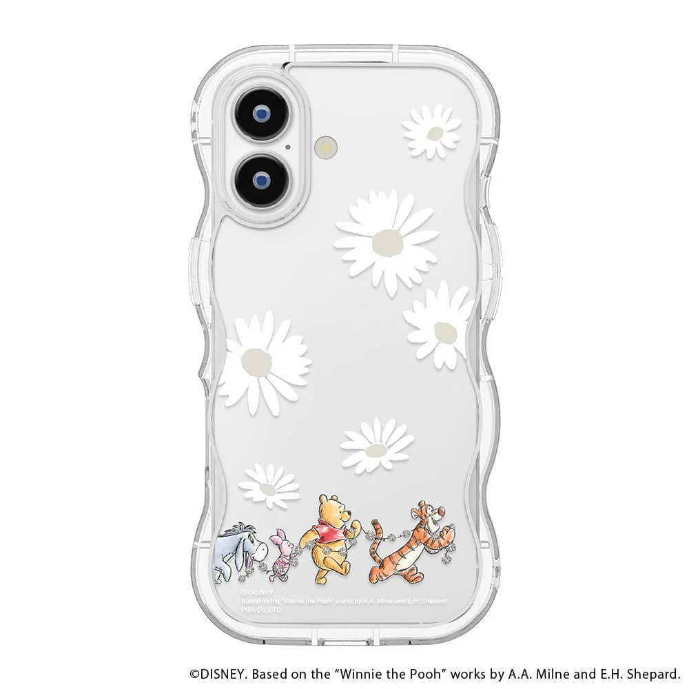 PGA iPhone 17用 ウェーブケース くまのプーさん PG-D25AWH04POO 35g - Image 3