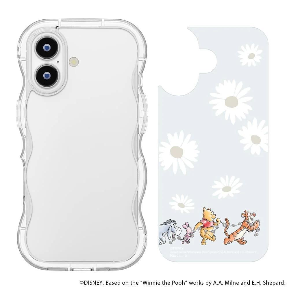 PGA iPhone 17用 ウェーブケース くまのプーさん PG-D25AWH04POO 35g - Image 4