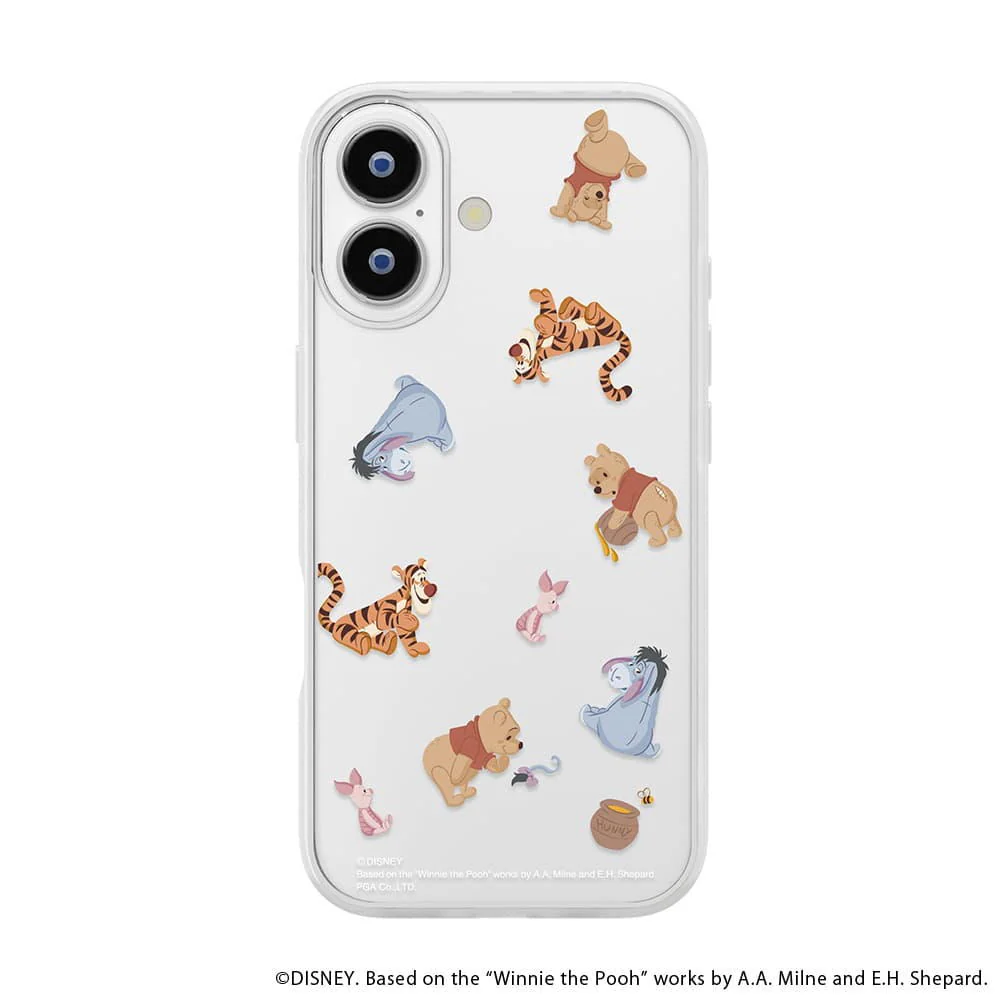 PGA iPhone 17用 ガラススリムケース くまのプーさん PG-D25AGT04POO 30g - Image 3