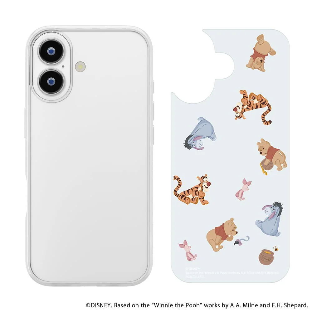 PGA iPhone 17用 ガラススリムケース くまのプーさん PG-D25AGT04POO 30g - Image 4