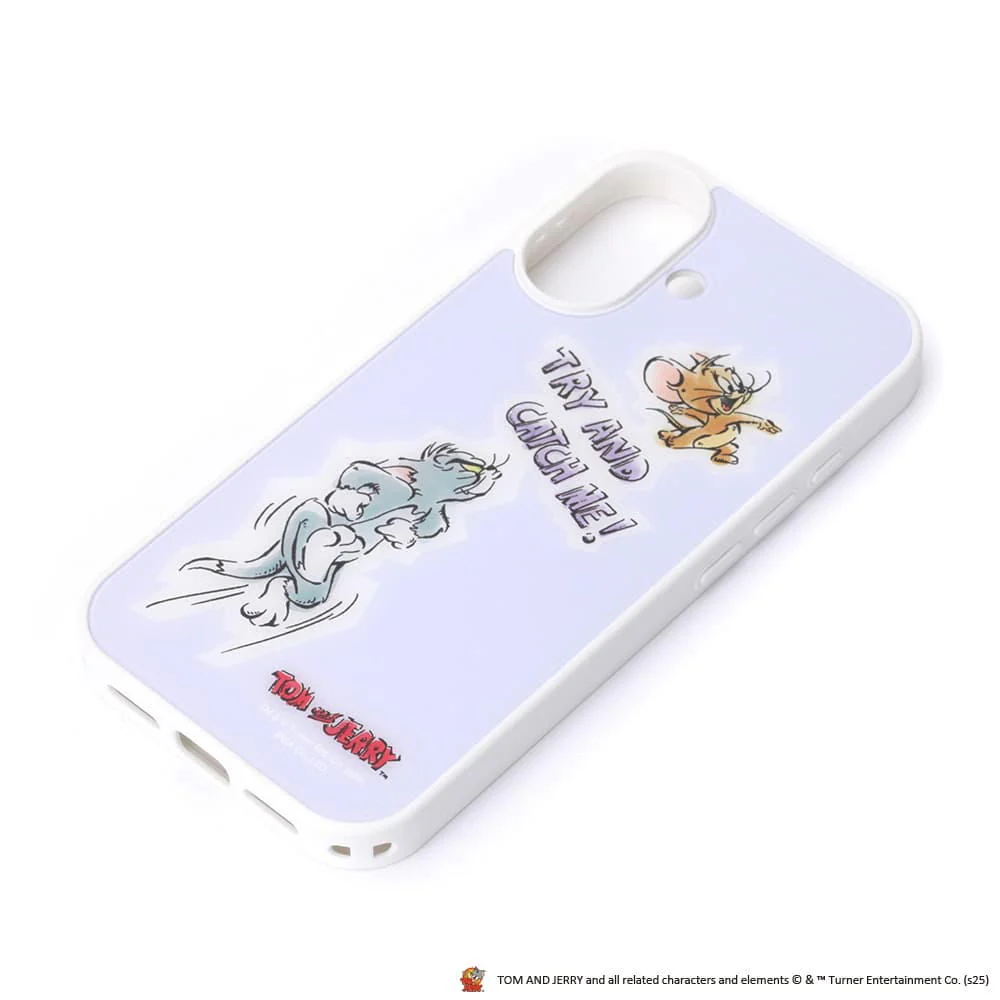 PGA iPhone 17用 MagSafe対応 アクリルパネルケース トムとジェリー/パープル 50g