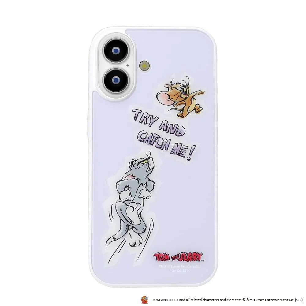PGA iPhone 17用 MagSafe対応 アクリルパネルケース トムとジェリー/パープル 50g - Image 3