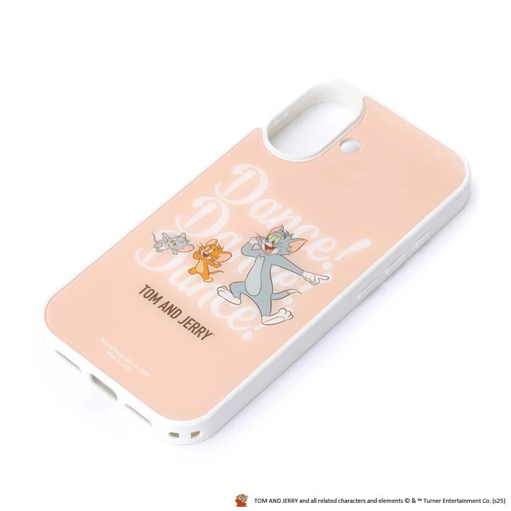 PGA iPhone 17用 MagSafe対応 アクリルパネルケース トムとジェリー/ピンク 50g