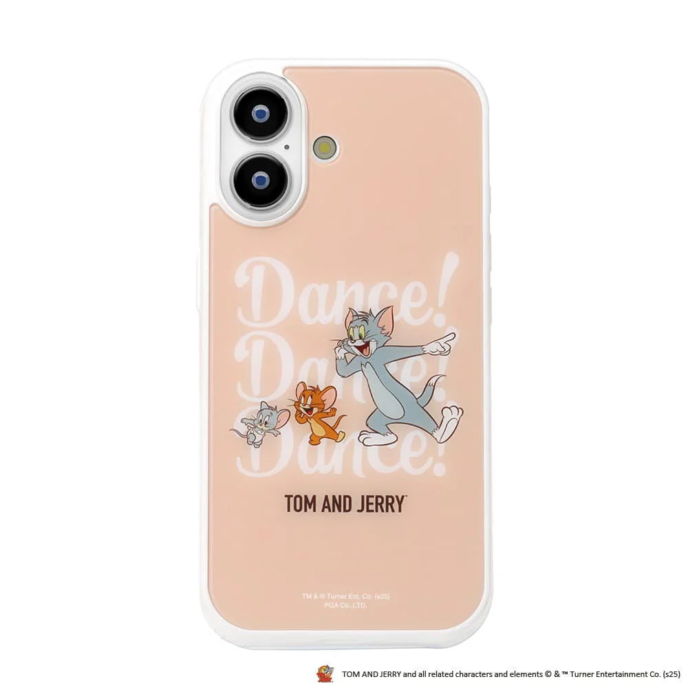 PGA iPhone 17用 MagSafe対応 アクリルパネルケース トムとジェリー/ピンク 50g - Image 3