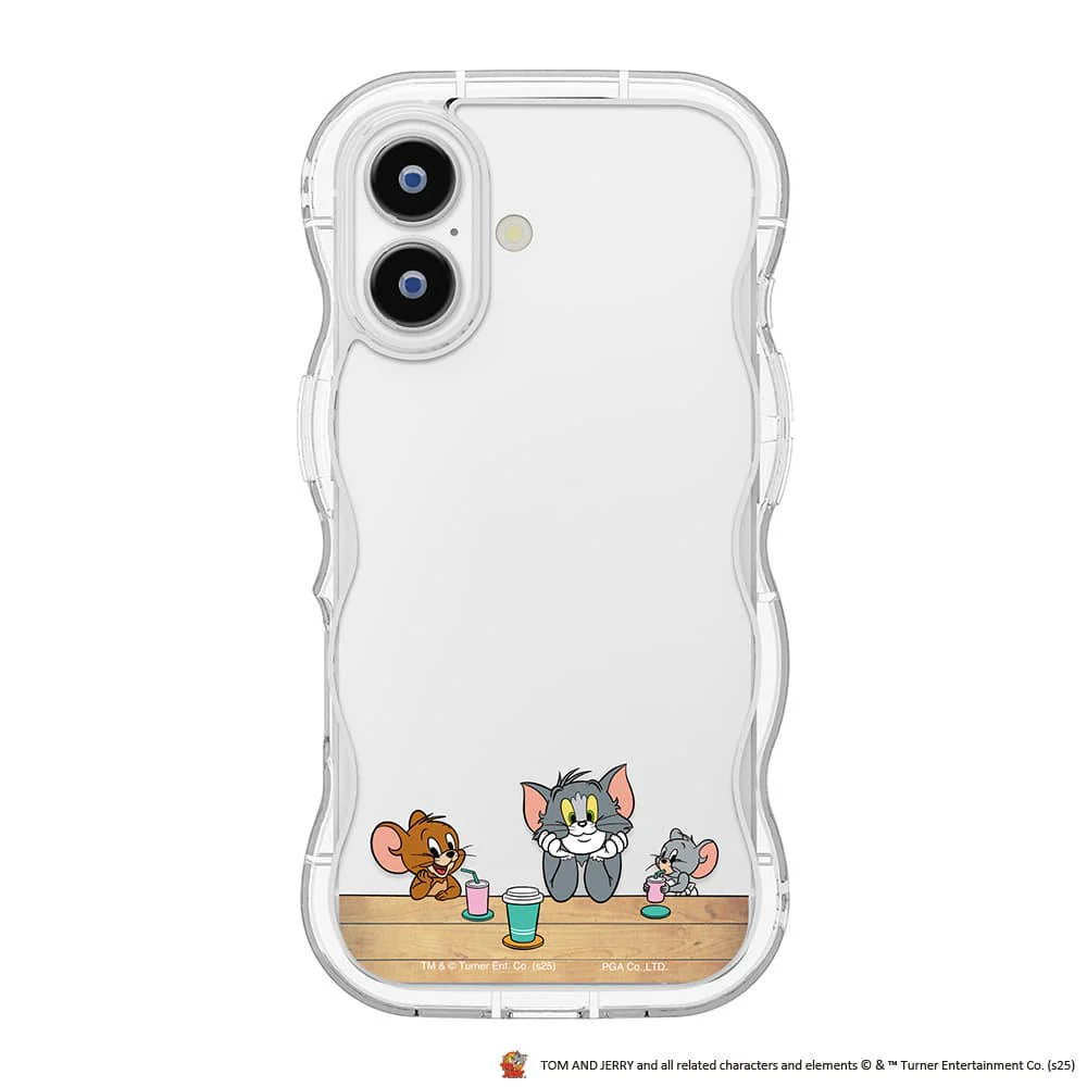 PGA iPhone 17用 ウェーブケース トムとジェリー PG-W25AWH01TAJ 35g - Image 3