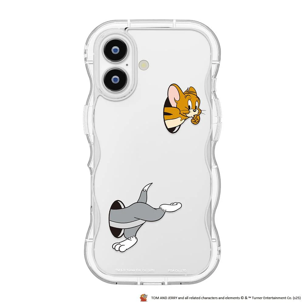 PGA iPhone 17用 ウェーブケース トムとジェリー PG-W25AWH02TAJ 35g - Image 3