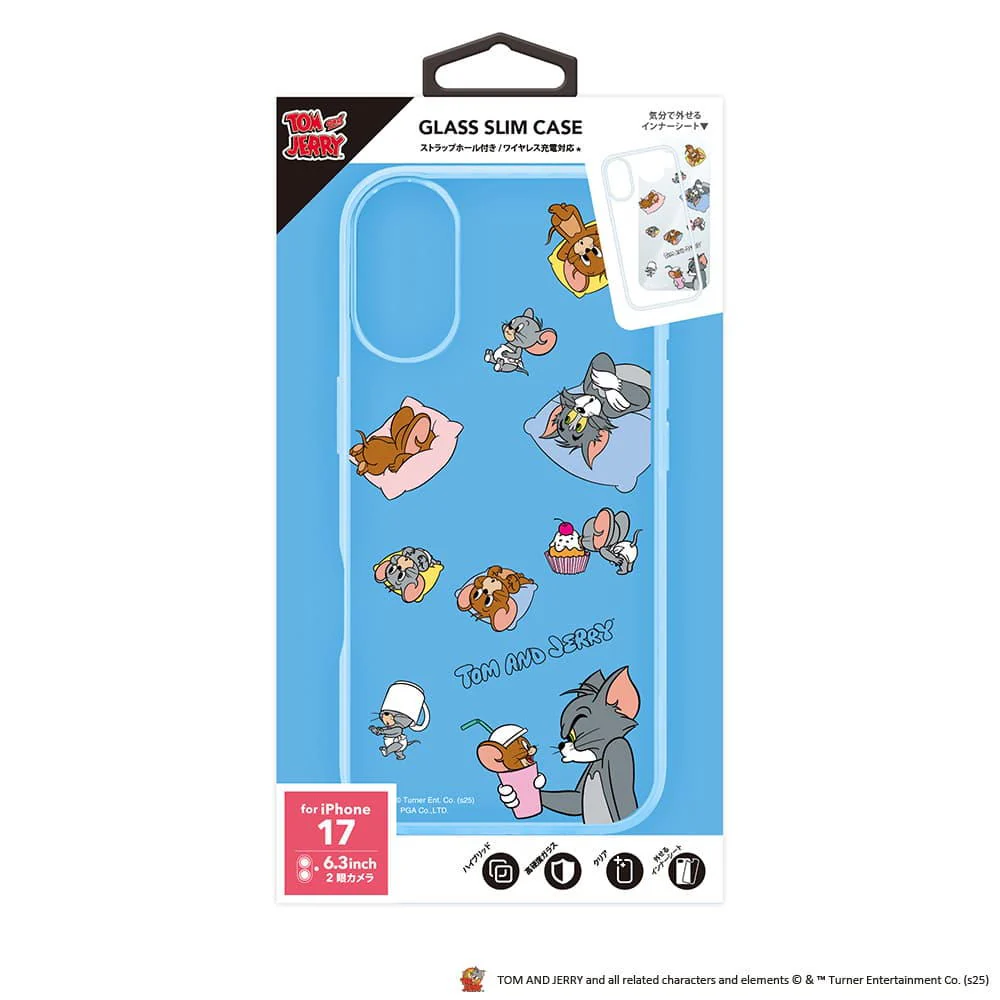 PGA iPhone 17用 ガラススリムケース トムとジェリー PG-W25AGT01TAJ 30g - Image 2