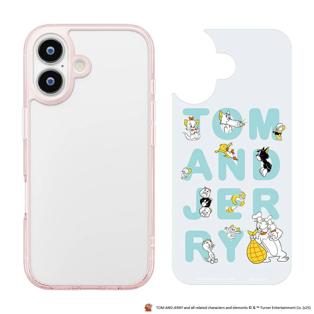 PGA iPhone 17用 ハイブリッドケース トムとジェリー PG-W25APT01TAJ 35g - Image 4