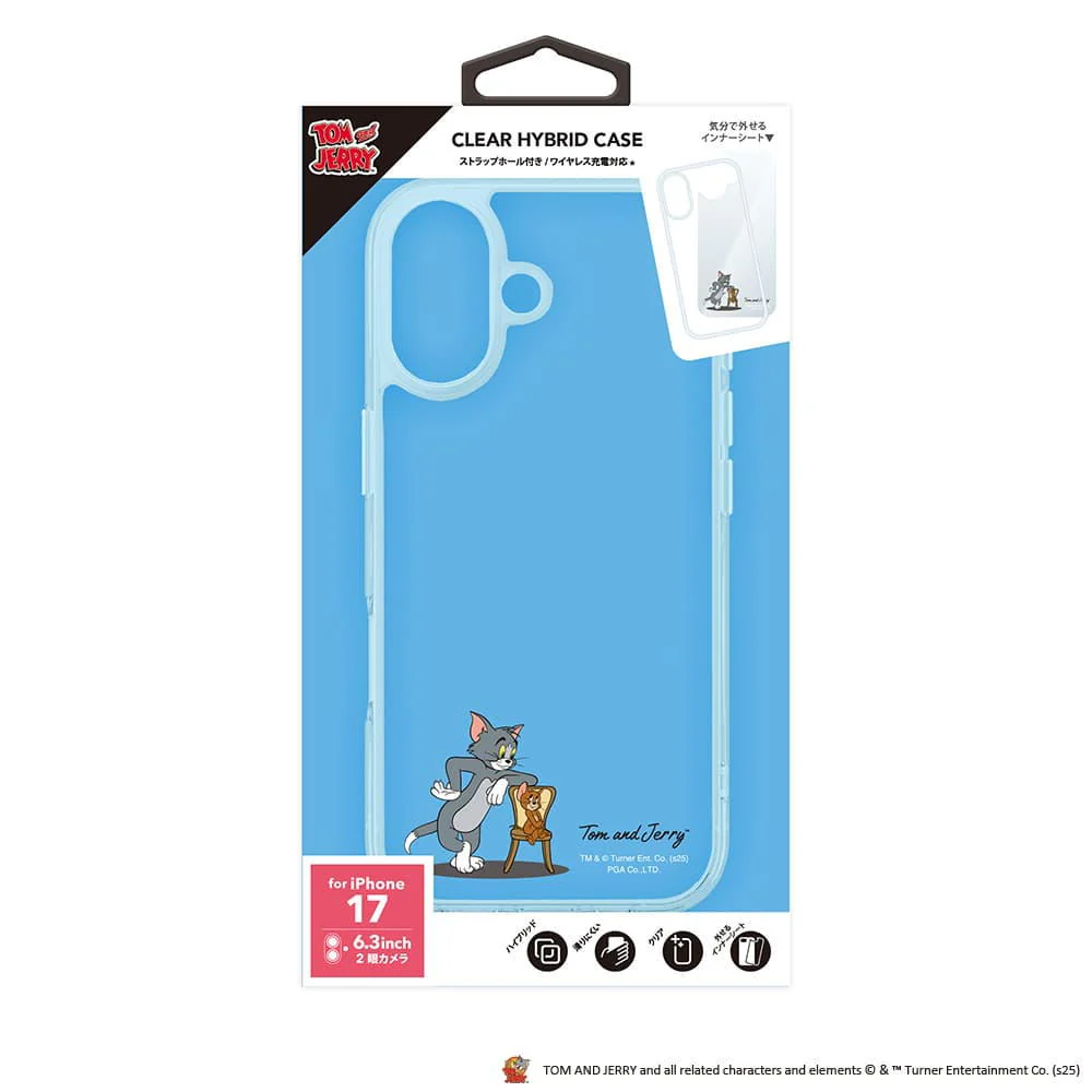 PGA iPhone 17用 ハイブリッドケース トムとジェリー PG-W25APT02TAJ 35g - Image 2