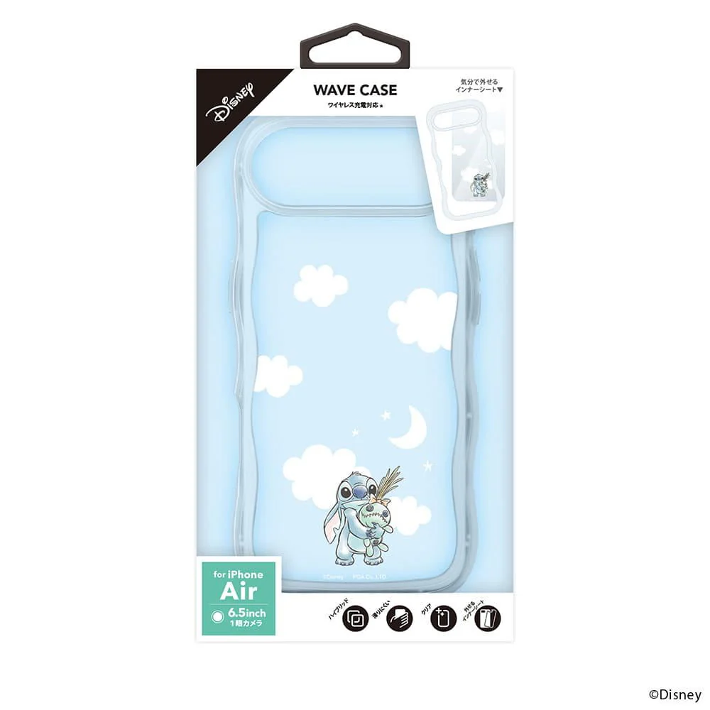 PGA iPhone Air用 ウェーブケース スティッチ PG-D25CWH01STI 30g - Image 2
