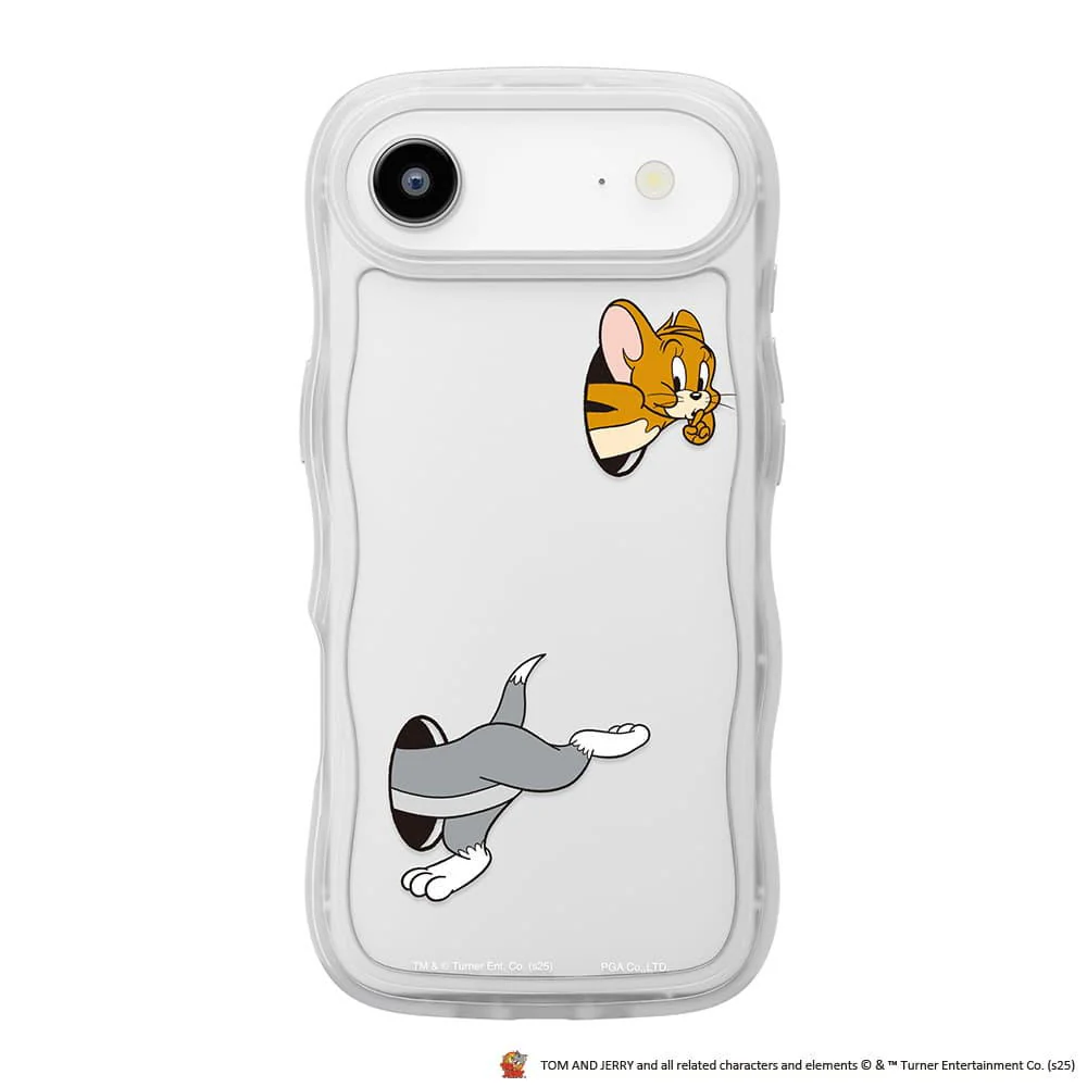 PGA iPhone Air用 ウェーブケース トムとジェリー PG-W25CWH01TAJ 30g - Image 3