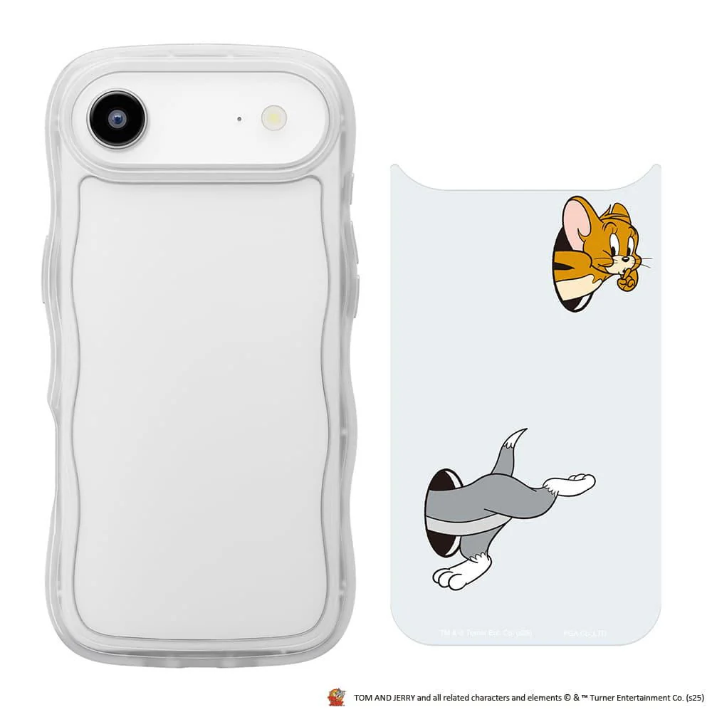 PGA iPhone Air用 ウェーブケース トムとジェリー PG-W25CWH01TAJ 30g - Image 4