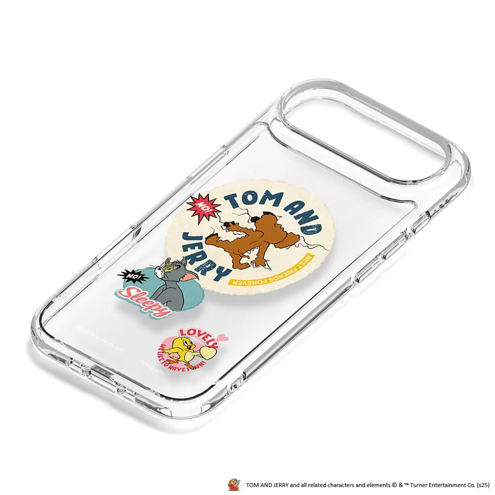 PGA iPhone Air用 MagSafe対応 ハイブリッドケース トムとジェリー 30g
