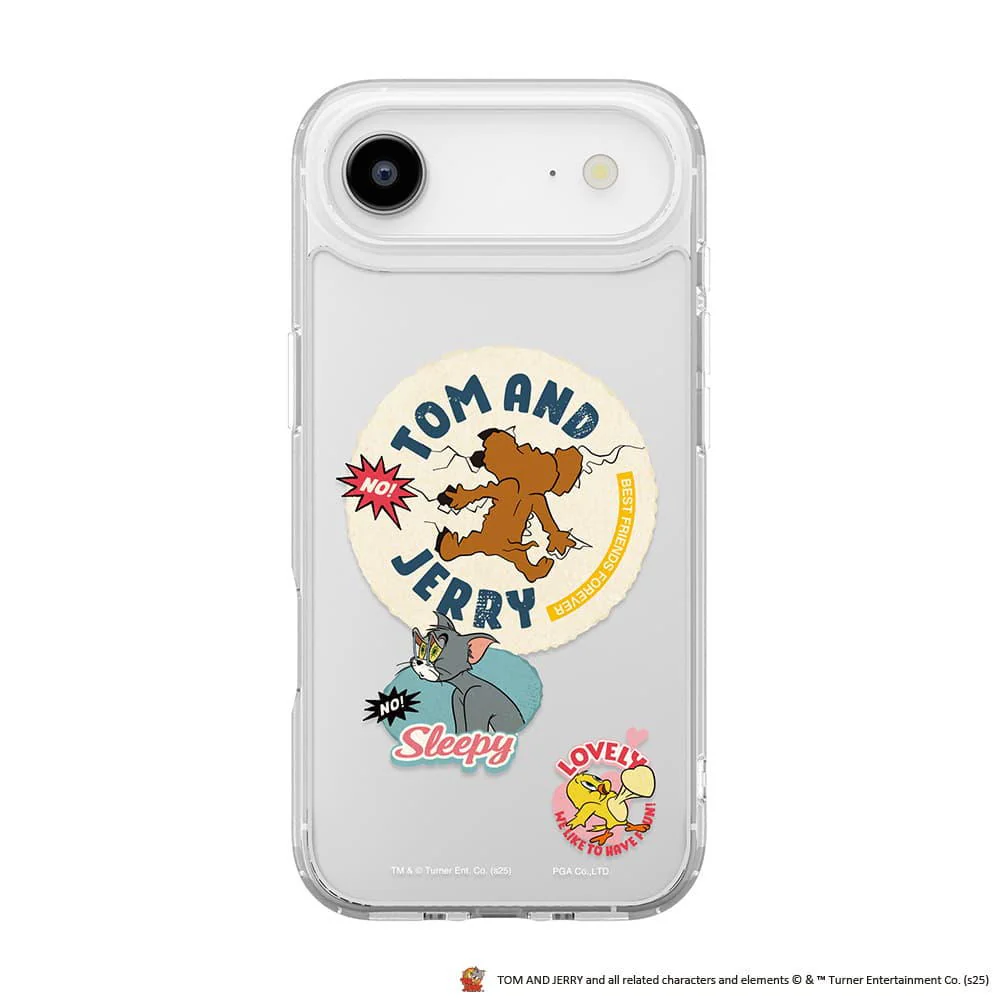 PGA iPhone Air用 MagSafe対応 ハイブリッドケース トムとジェリー 30g - Image 3