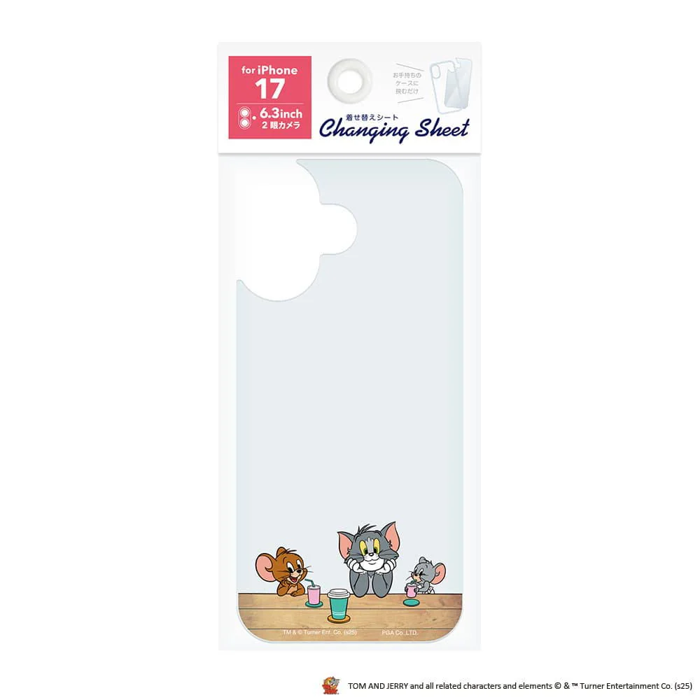 PGA iPhone 17用 着せ替えシート トムとジェリー／A PG-WSH25A01TAJ 3g - Image 2