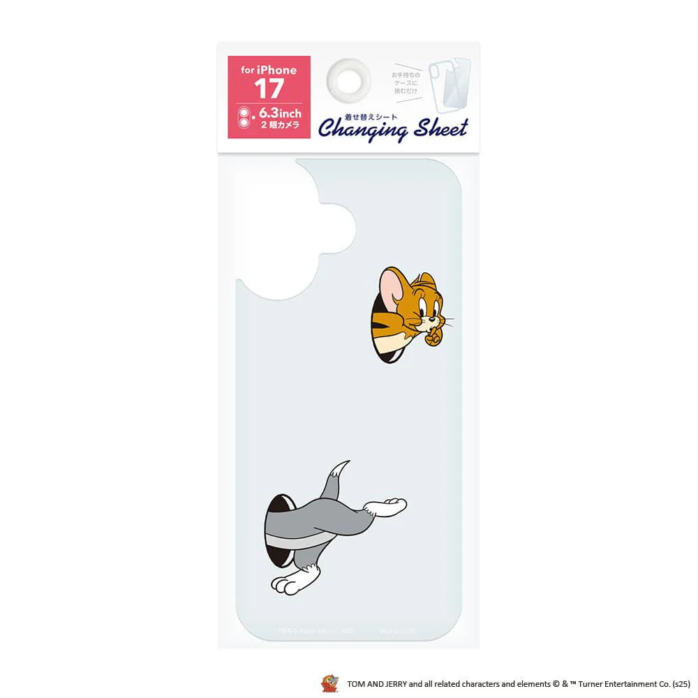 PGA iPhone 17用 着せ替えシート トムとジェリー／B PG-WSH25A02TAJ 3g - Image 2
