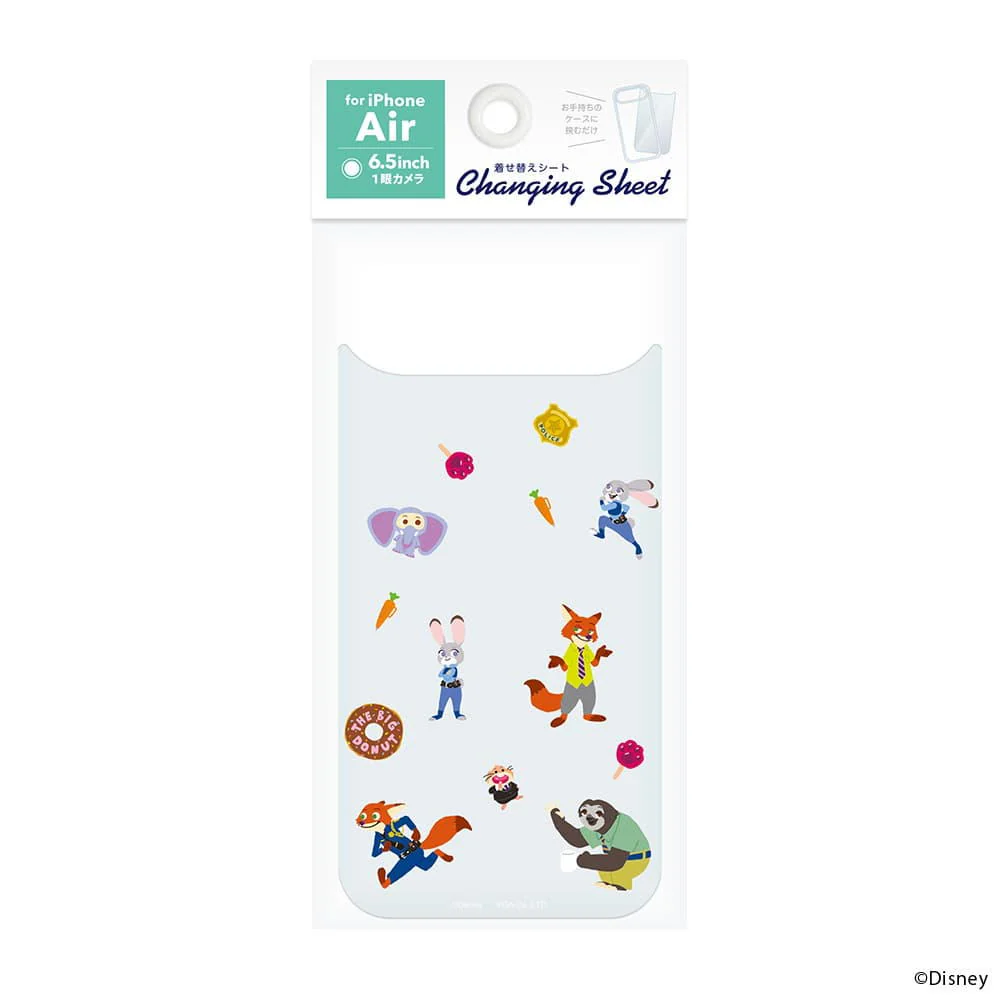 PGA iPhone Air用 着せ替えシート ズートピア／B PG-DSH25C07ZTP 3g - Image 2