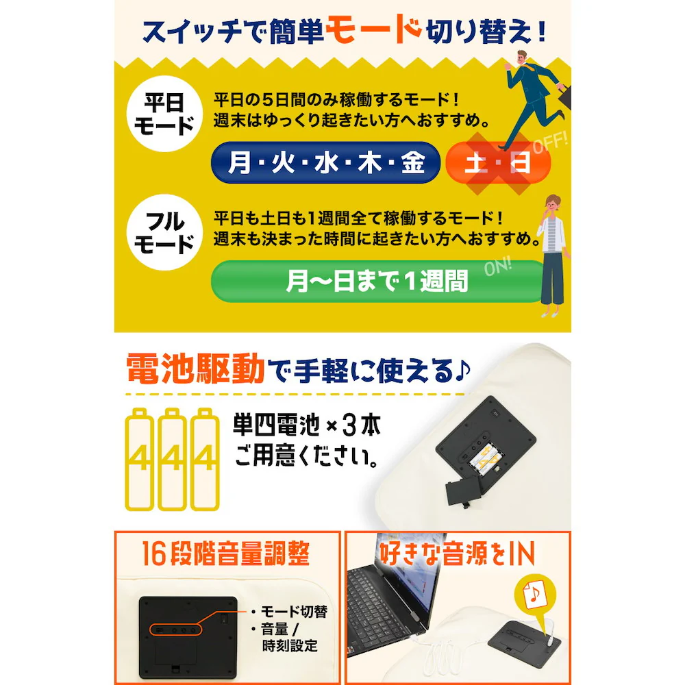 強制目覚ましマットで二度寝知らず「ニドネン」 ALMCARSNA 【直送品】 返品・キャンセル・他商品と同時購入は不可 - Image 10