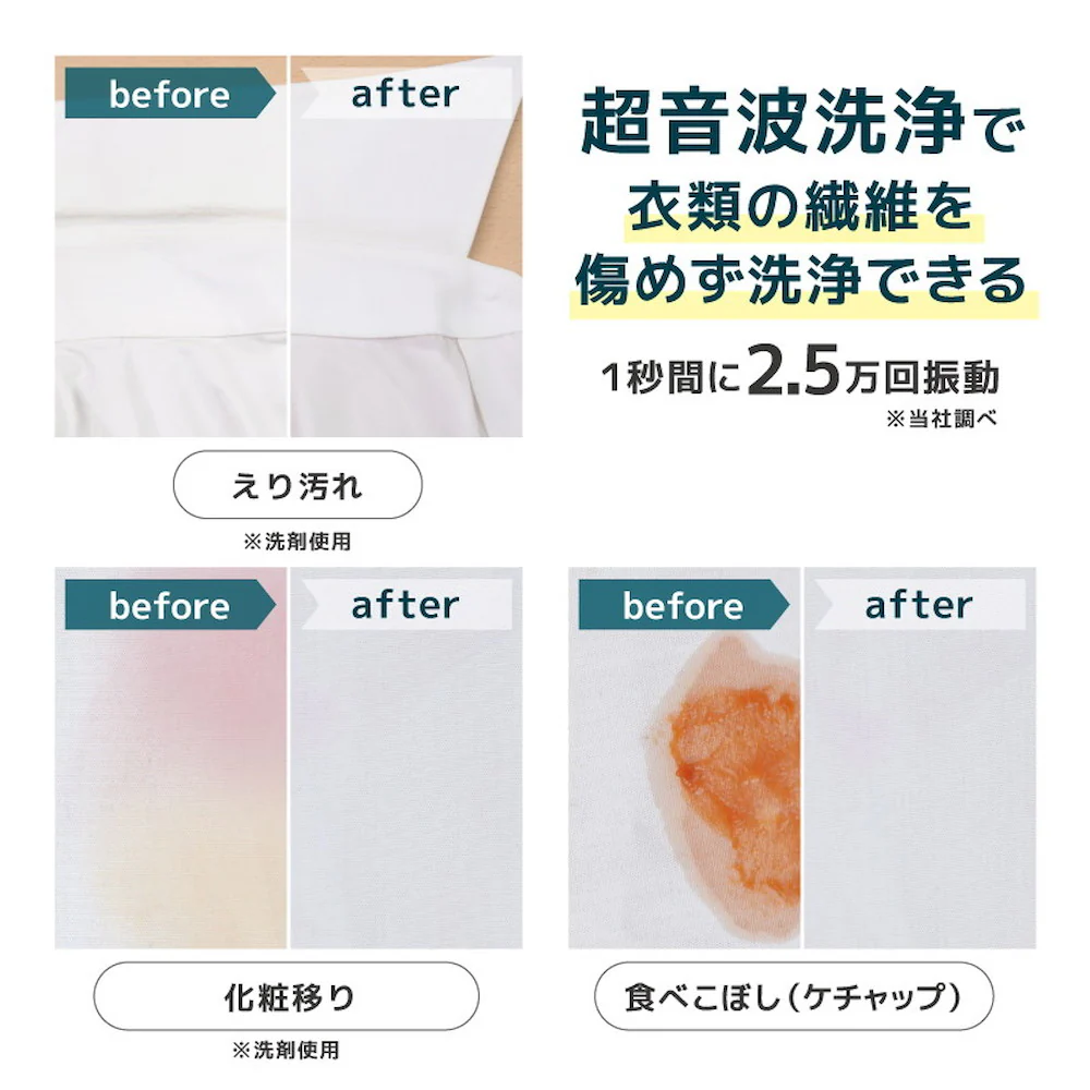 ワイドW超音波ブレードでシミ洗浄「トルン」 ULTRASWWH 【直送品】 返品・キャンセル・他商品と同時購入は不可 - Image 4