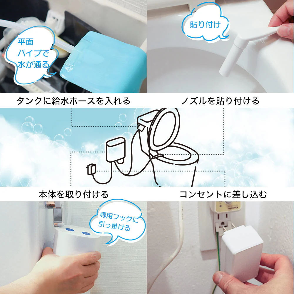 後付けトイレバブルクッション「あわらく」 TRAWBGSWH 【直送品】 返品・キャンセル・他商品と同時購入は不可 - Image 5
