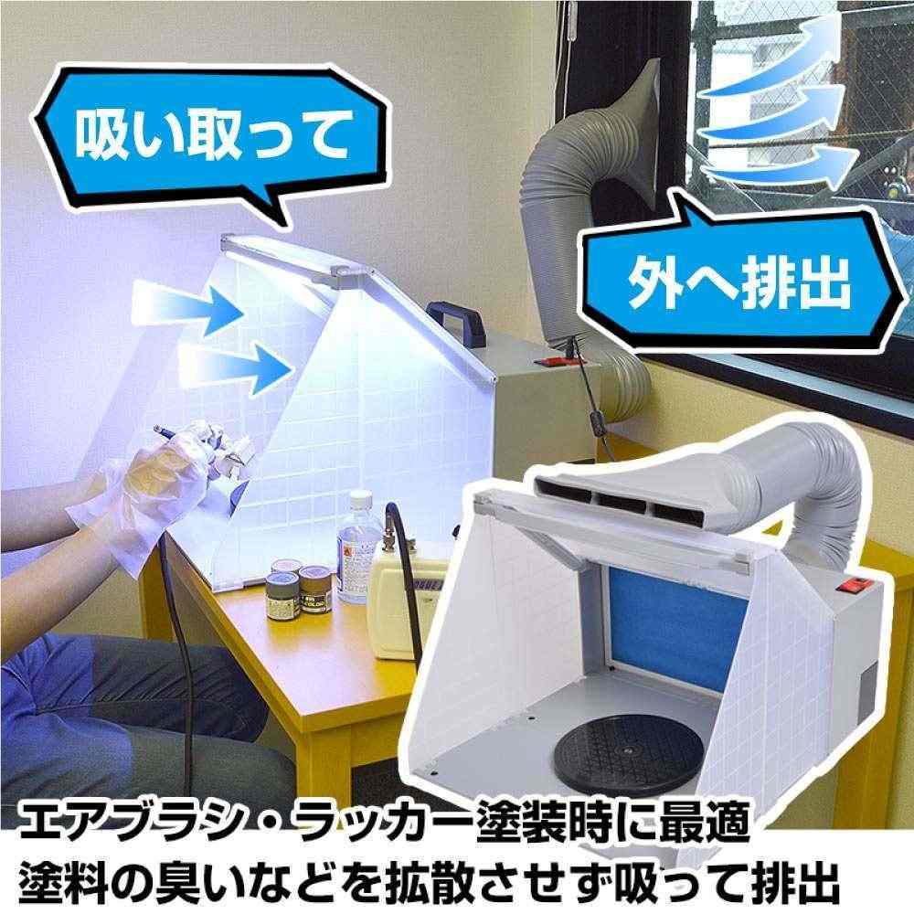 LEDライト付パワフルファン塗装ブース TBTN25HGY 【直送品】 返品・キャンセル・他商品と同時購入は不可 - Image 2