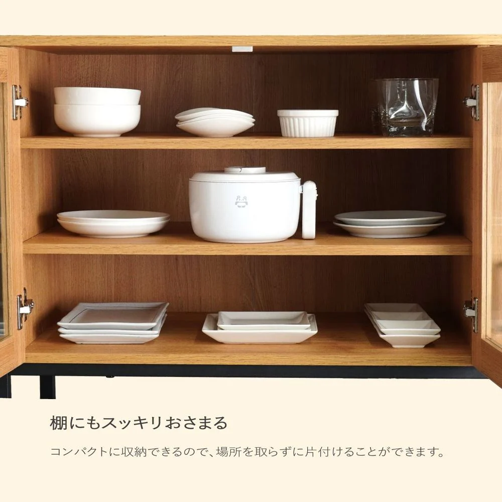 楽々収納電気鍋「コロン」ホワイト KGDR25HWH 【直送品】 返品・キャンセル・他商品と同時購入は不可 - Image 7