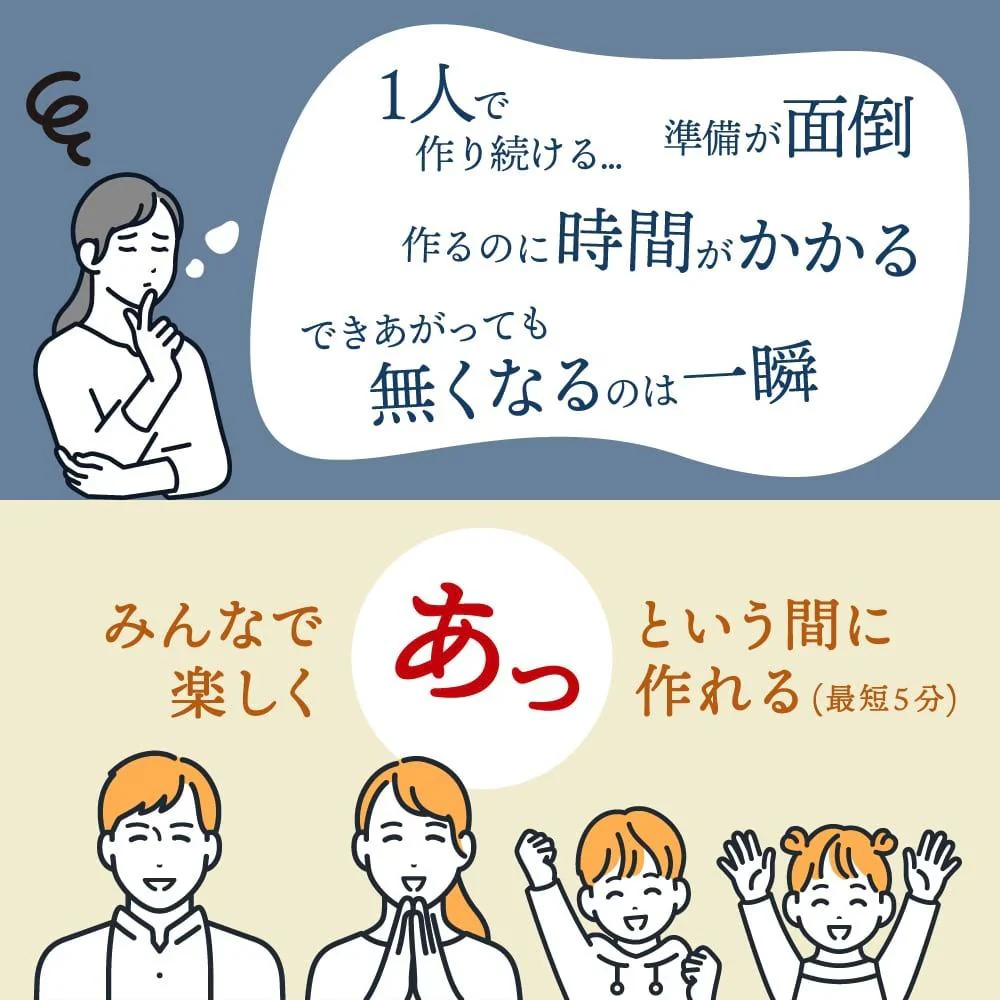 回転羽つき屋台焼き「ぐるり庵」クリームホワイト TKYK25HWH 【直送品】 返品・キャンセル・他商品と同時購入は不可 - Image 3