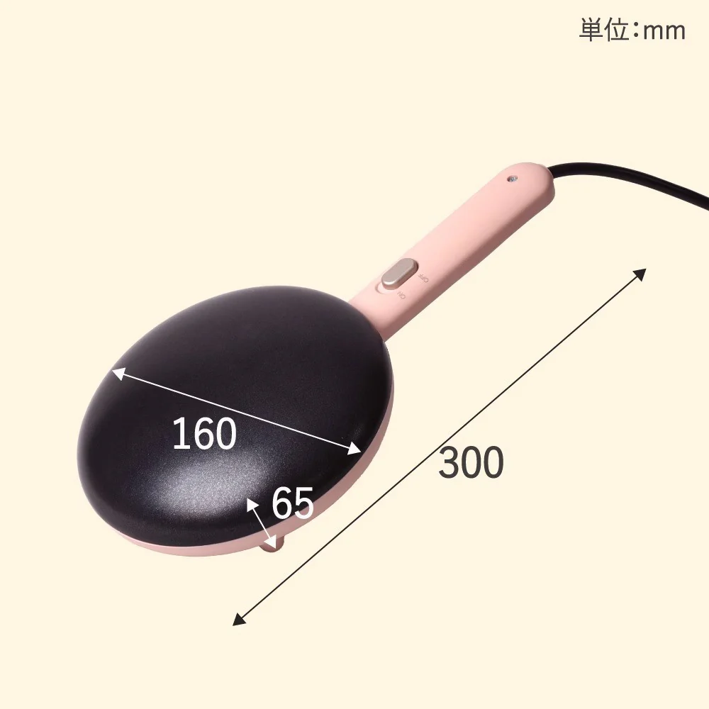 お手軽クレープメーカー「ラ・クレープ」 KGCP25HPK 【直送品】 返品・キャンセル・他商品と同時購入は不可 - Image 7