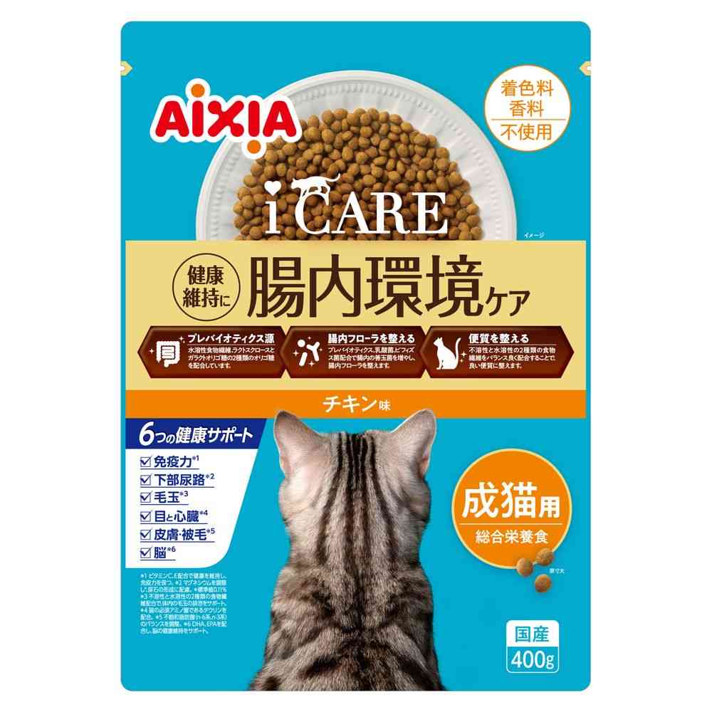 アイシア i CARE キャットドライ チキン味 400g