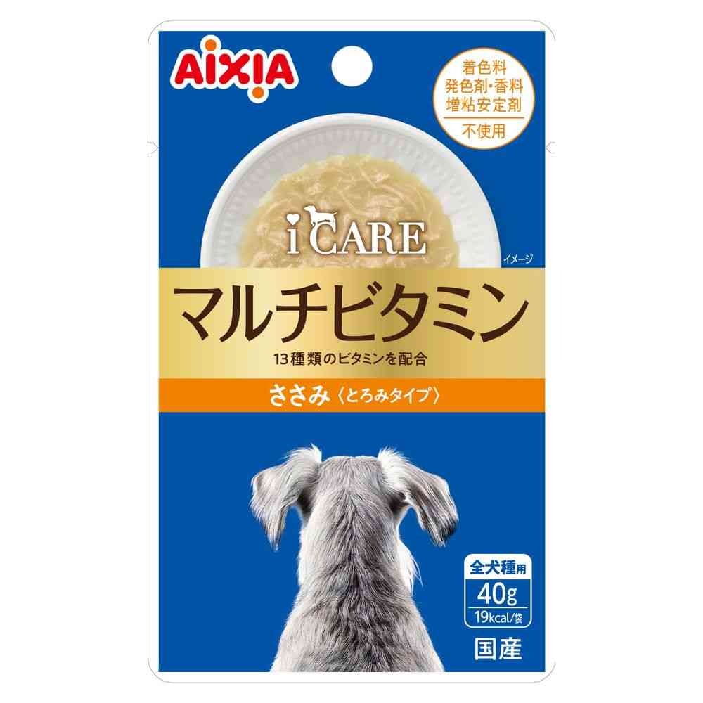 アイシア i CARE ドッグ マルチビタミン ささみ とろみタイプ 40g