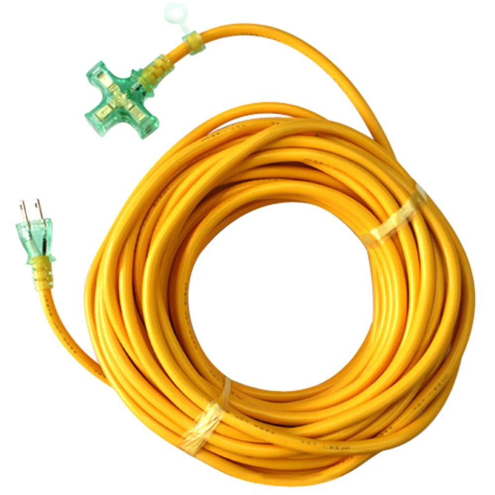 Pランプ付コード15A20M KMP807-20 黄色 【直送品】 返品・キャンセル・他商品と同時購入は不可