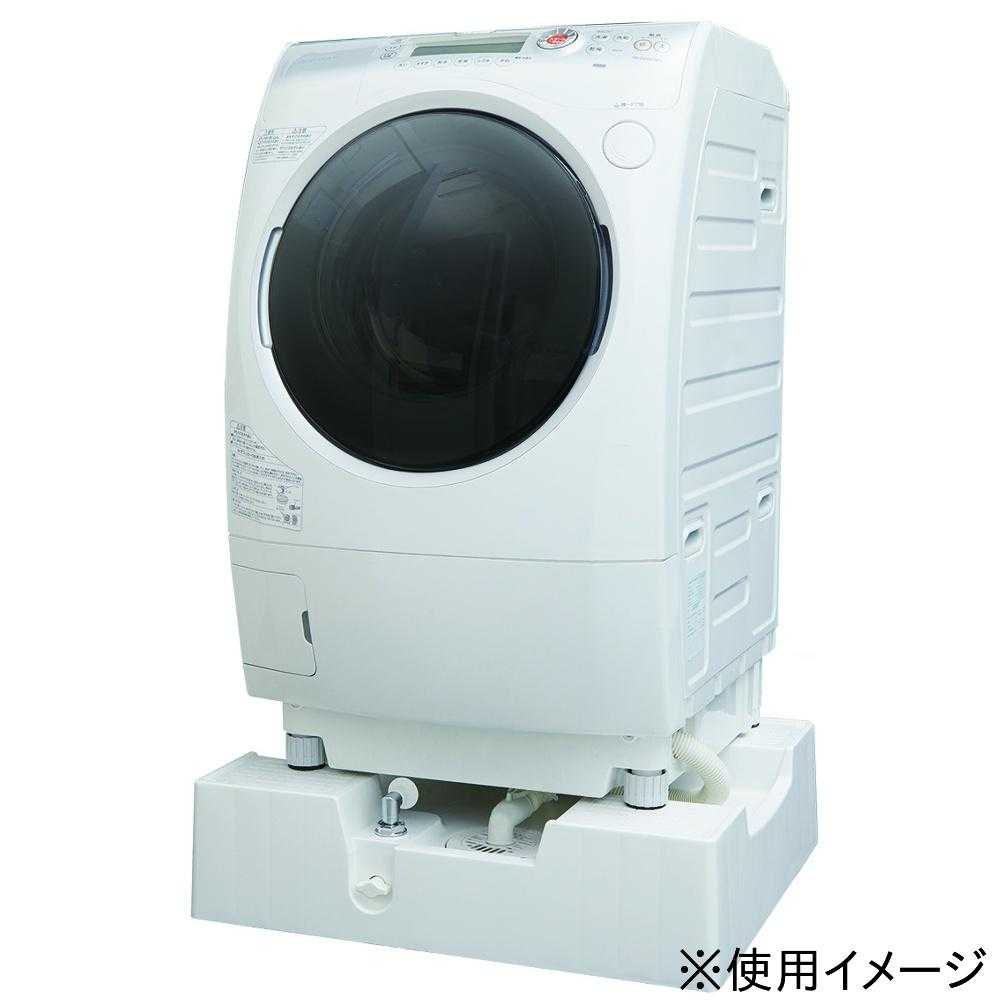 洗濯機用床上配管対応給水栓付防水パン TPRF740-W3-FN 【直送品】 返品・キャンセル・他商品と同時購入は不可 - Image 2